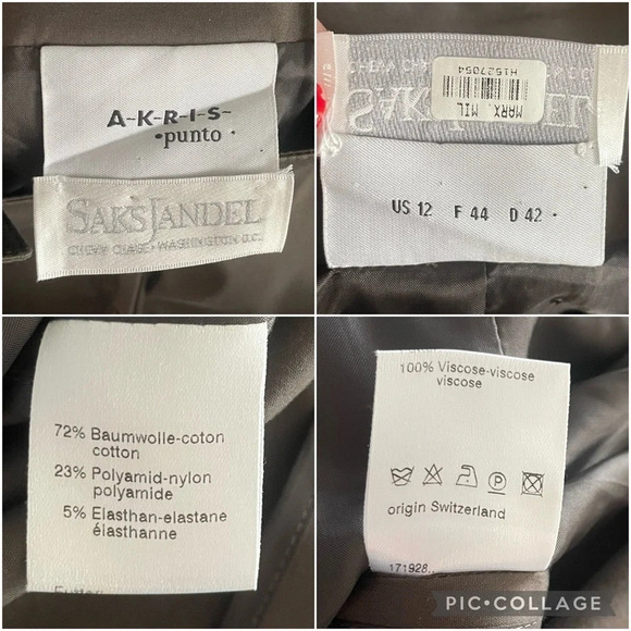 Akris Punto Full Zip Cotton Blend Jacket Women US 12 Grayish Green - Picture 2 of 9